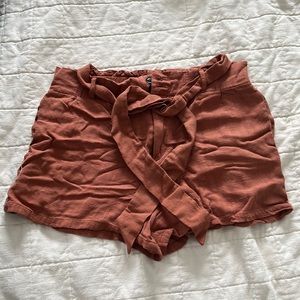 Pink Lily paper bag shorts